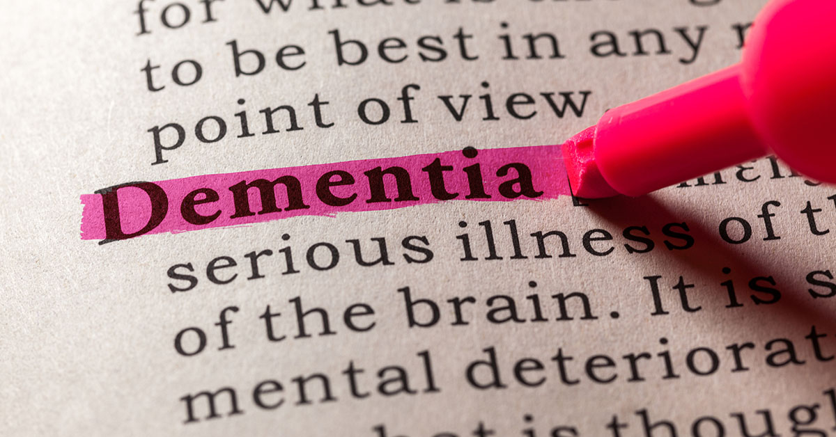 Fake Dictionary, Dictionary definition of the word dementia; blog: Are There Different Types of Dementia?